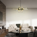 Spliced glass tube chandelier, main product view
