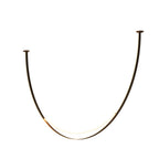 Iron and leather belt staircase pendant light, sixth product view