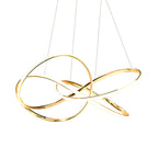 Curved ring LED chandelier, sixth product view