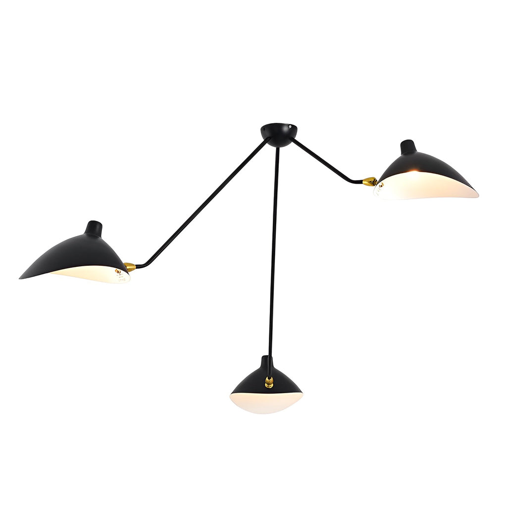 Duckbill branch ceiling light, final plain product view