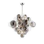 Post-modern glass bubble ball chandelier, fifth product view