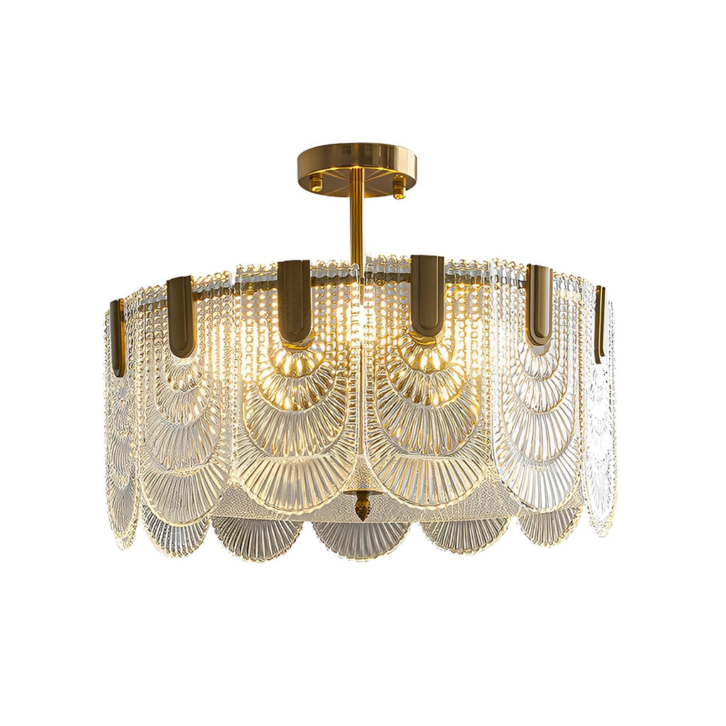 Round French style chandelier, final alternative product view