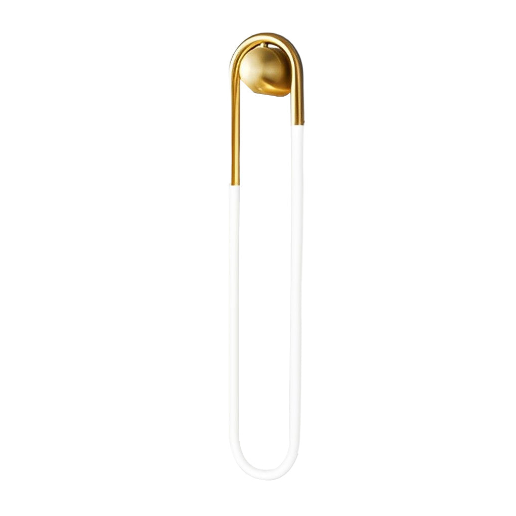 Minimalist wall lamp, close product view of the shade