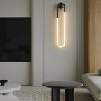 Brass wall lamp shown in an alternative product view