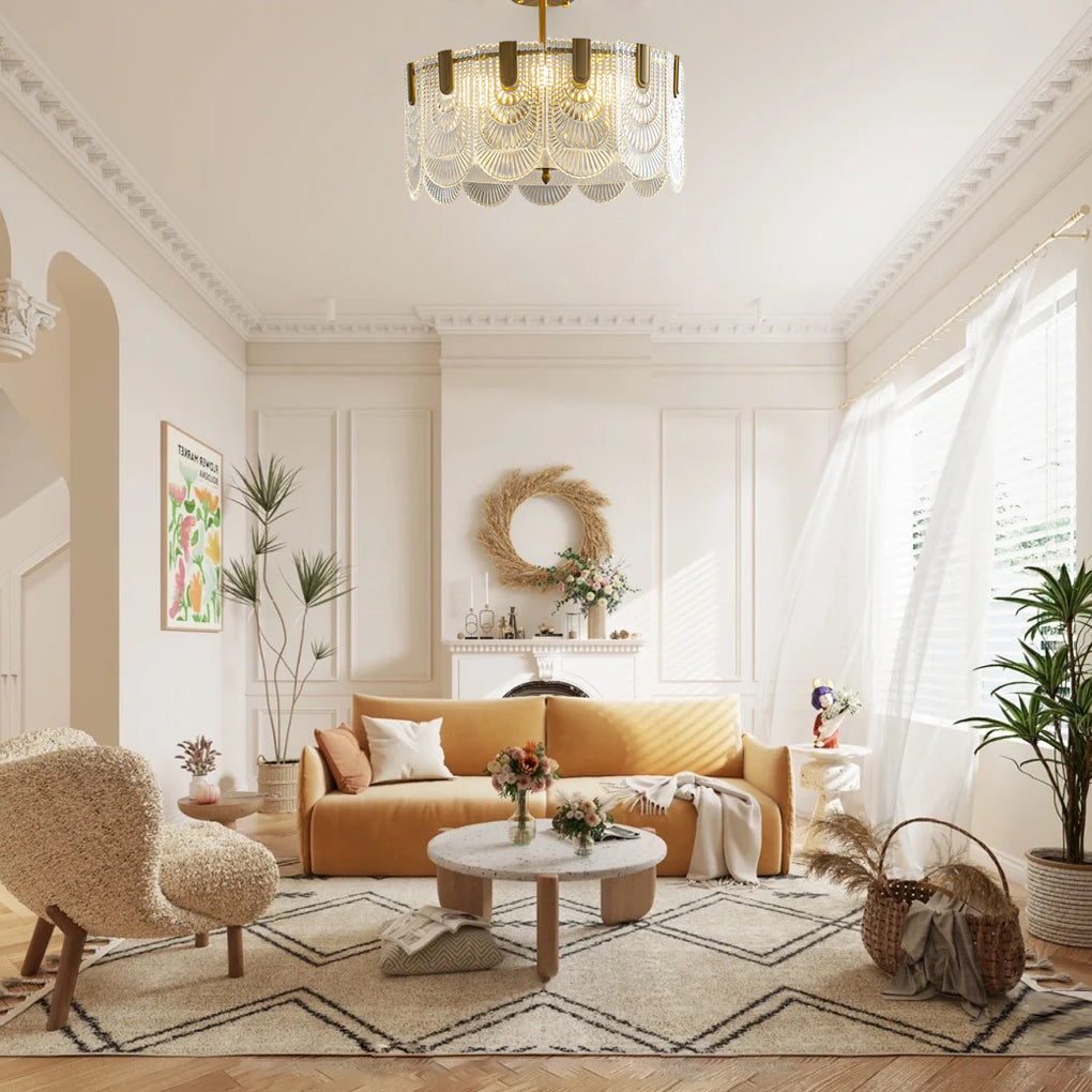 French court style chandelier shown in an alternative view