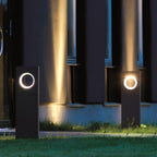 Pathway bollard with round cutout, additional catalogue view