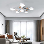 Nordic flower-form sputnik ceiling light, main product view