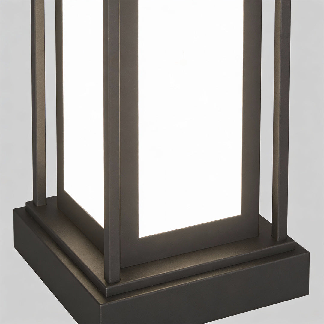 Outdoor Bollard Light, Stainless Steel Waterproof LED Lawn and Pathway Column Lamp, Four Heights for Layered Landscapes