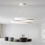 Rotating ring chandelier shown in an alternative product view