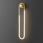 Brass body wall sconce, further view of the fixture