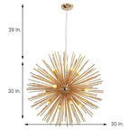 Globe pendant light, plain catalogue view of the fixture