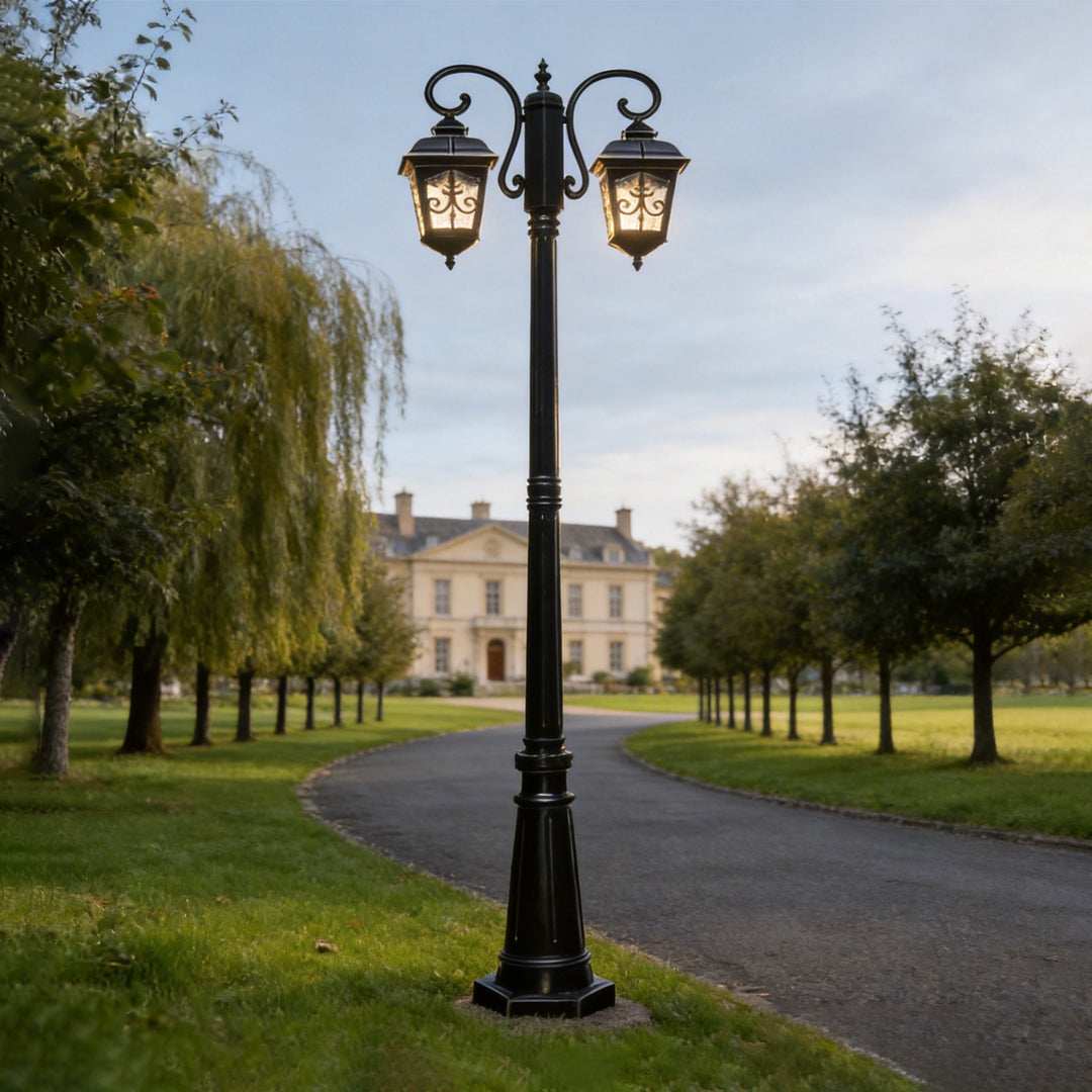 European style retro lamp post, plain product view