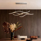 Wavy LED pendant light for kitchen islands, sixth product view