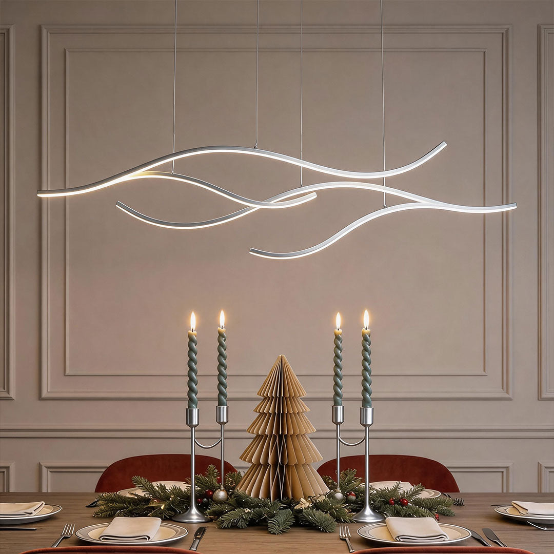 Curved LED linear pendant light, seventh product view