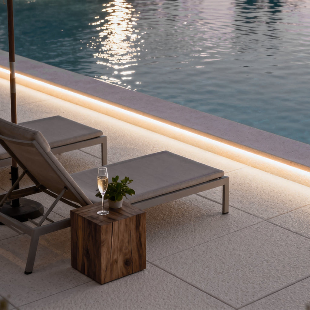Exterior LED Step Lights, Die-Cast Aluminum Linear Strip Stair Lighting for Outdoor Steps and Decks, Warm White Modular Design