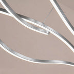 Wavy linear LED pendant fixture, eighteenth product view