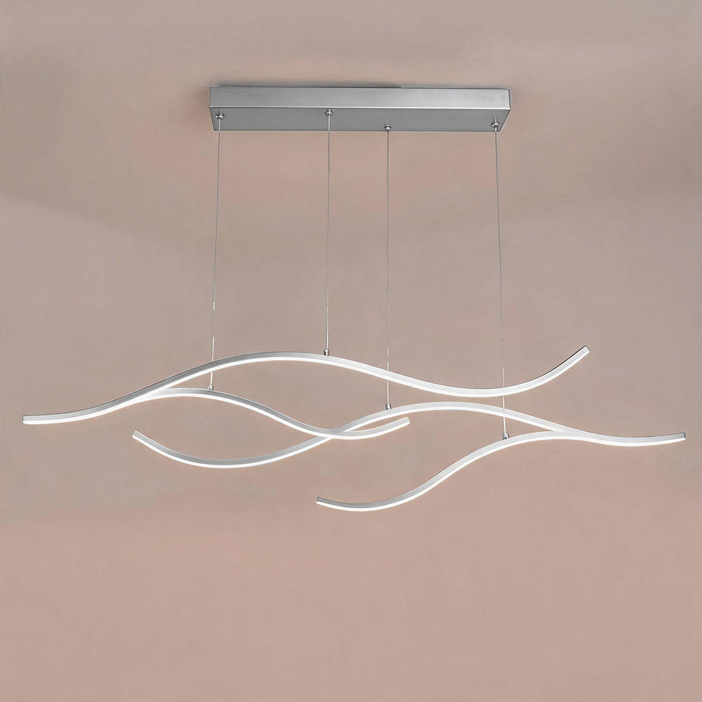 Wavy curved LED linear light, sixteenth product view