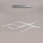 Curved LED pendant lighting fixture, seventeenth product view