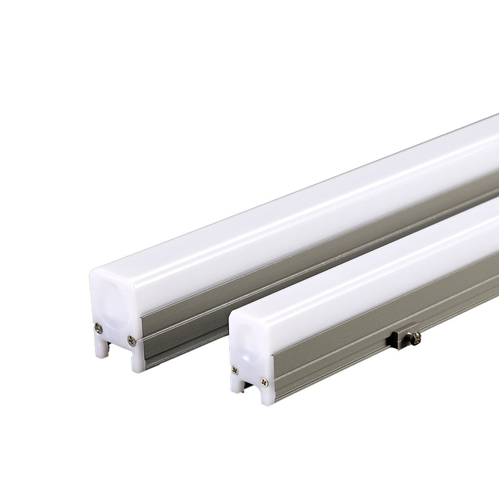Close-up of the mounting hardware for the LED strip