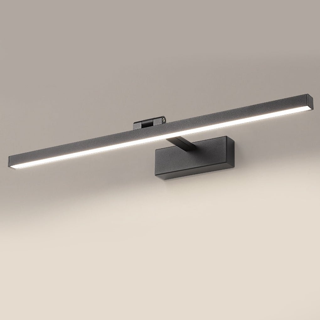 Bath Bar Vanity Light, Rotatable Linear LED Metal Fixture for Bathroom Mirrors, Acrylic Shade in Three Lengths