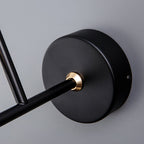 Detail of the wall mount plate behind the bird sconce