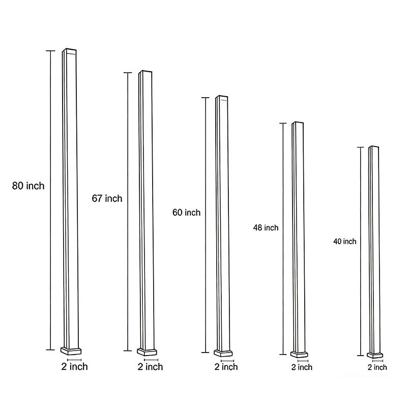Black Linear Wall Sconce, Slim Metal Waterproof LED Outdoor Light for Facade and Entry Walls, Five Lengths in Warm or White Light