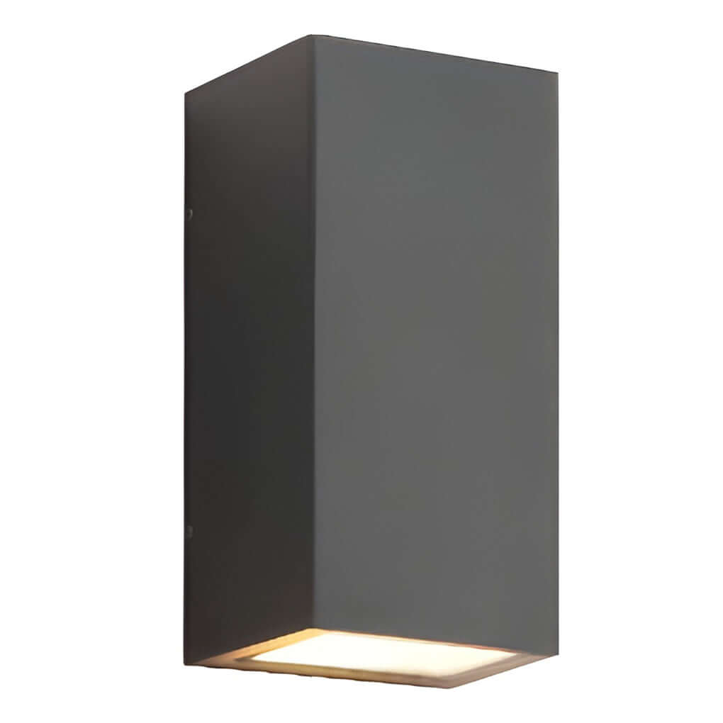 Up Down Outdoor Wall Light, Stainless Steel Waterproof LED Sconce for Facades and Garden Walls, Solar or Hardwired Beam Options