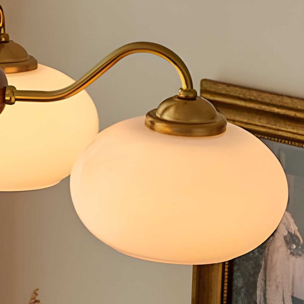 Close-up of the ornate design and its light output