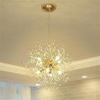 Electroplated metal globe sputnik chandelier, second product view