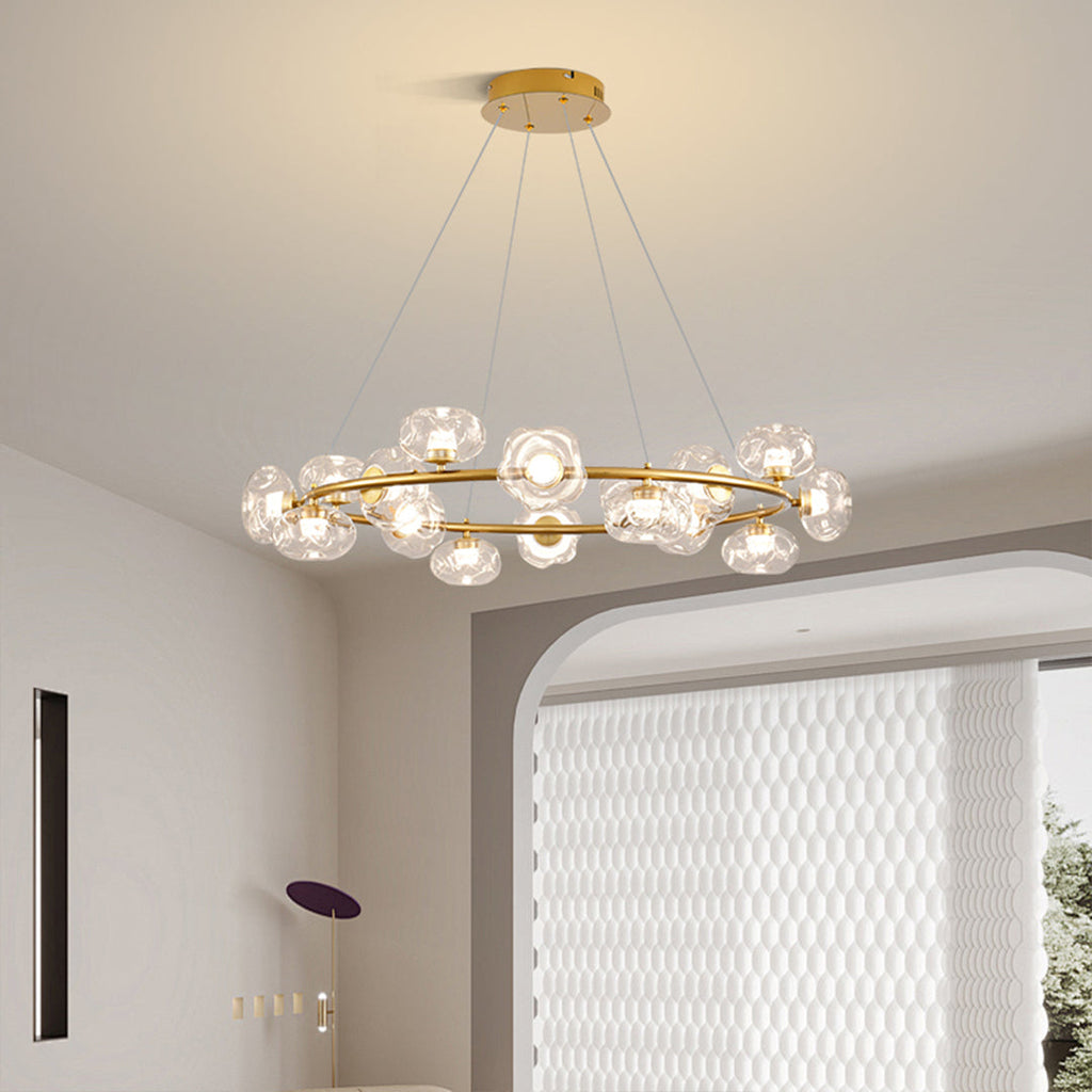 Bubble chandelier giving sophisticated ambient light