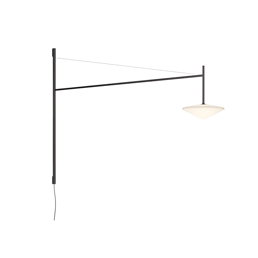 Cantilever wall lamp with a cone shade, product view