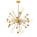 Gold bubble cluster chandelier, sixth product view