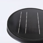 Black cylindrical LED bollard path light, seventh product view