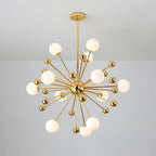 Gold bubble cluster chandelier, fourth product view