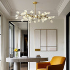 Elegant firefly pendant light hanging above a dining area