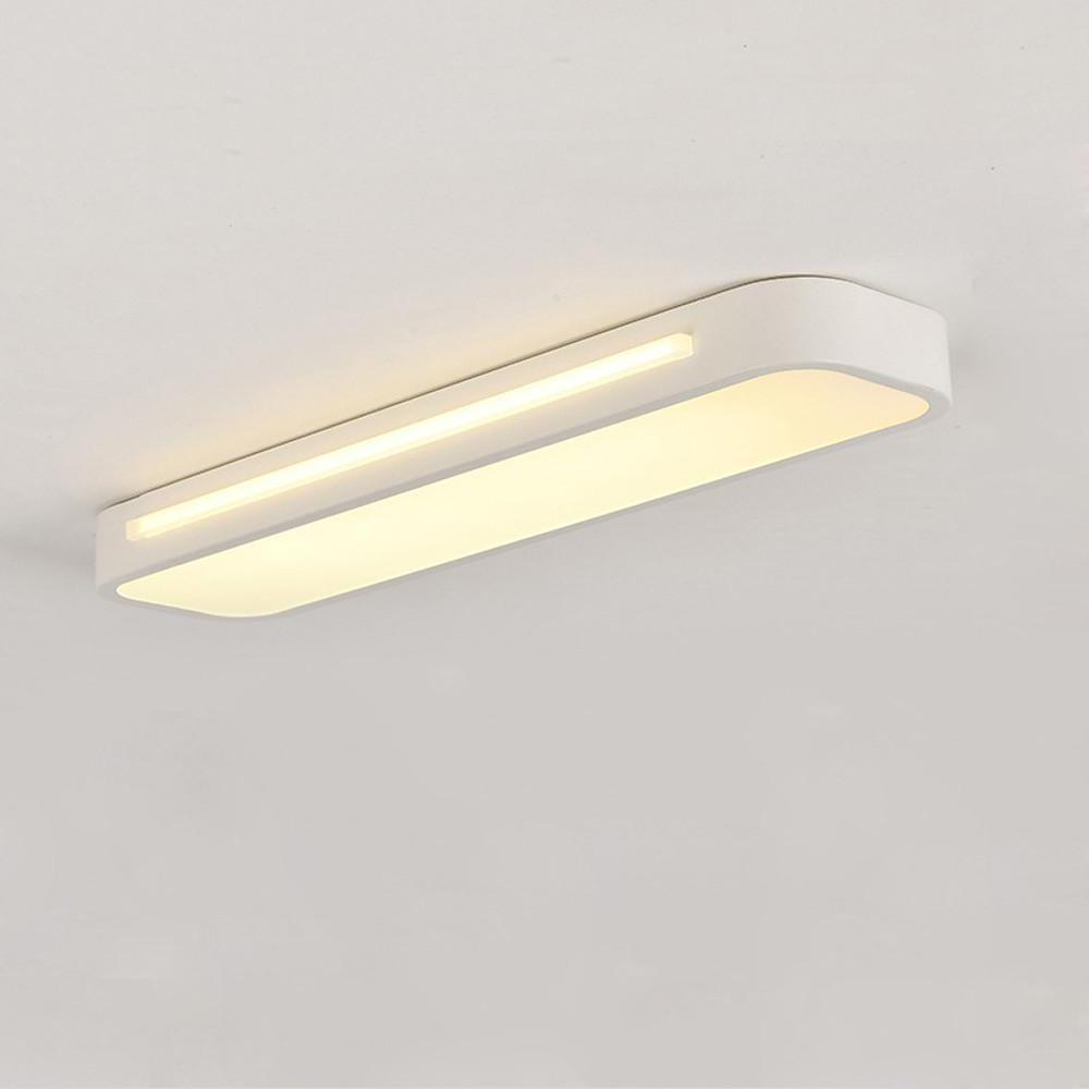 Long oval LED flush mount ceiling light, second product view