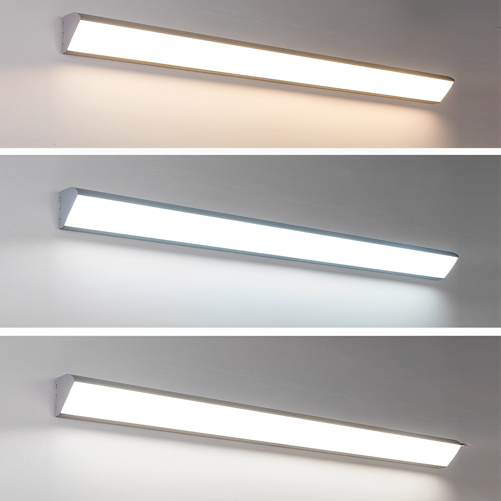 Exterior Wall Sconce Light, Modern Linear LED Downlight Fixture for Facades and Entrances, Waterproof Minimalist Bar