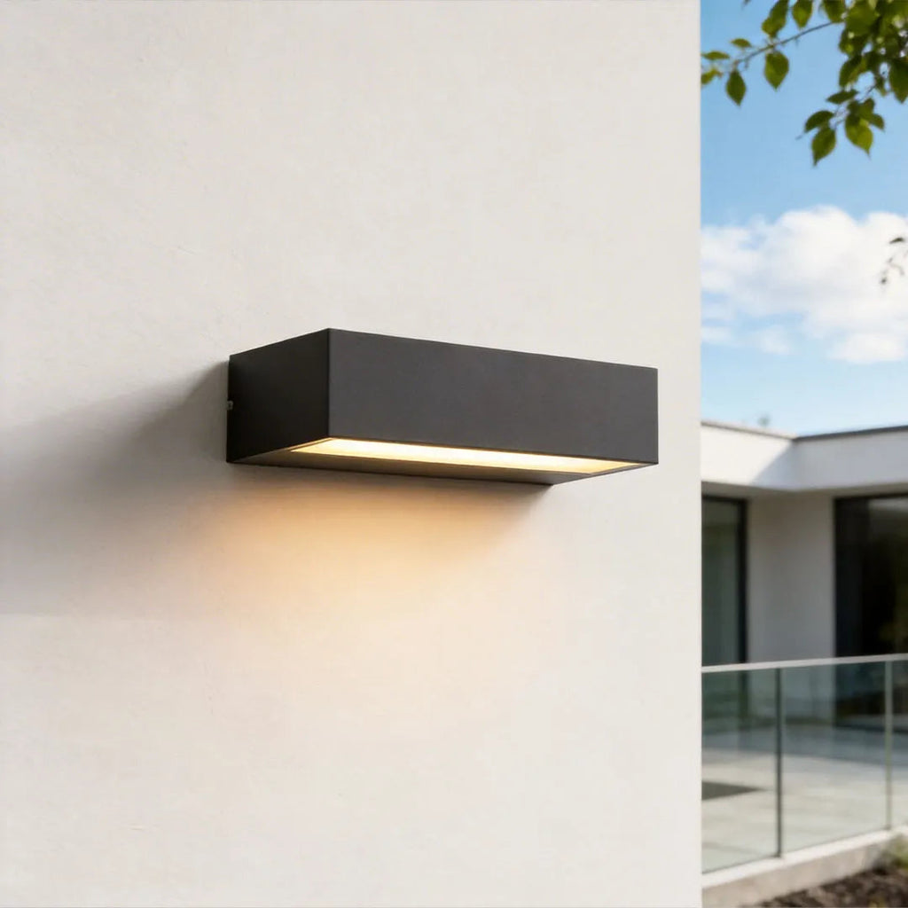 Modern Porch Light Fixture, Waterproof Die-Cast Aluminum LED Door Light for Entryways and House Numbers, Four Lengths