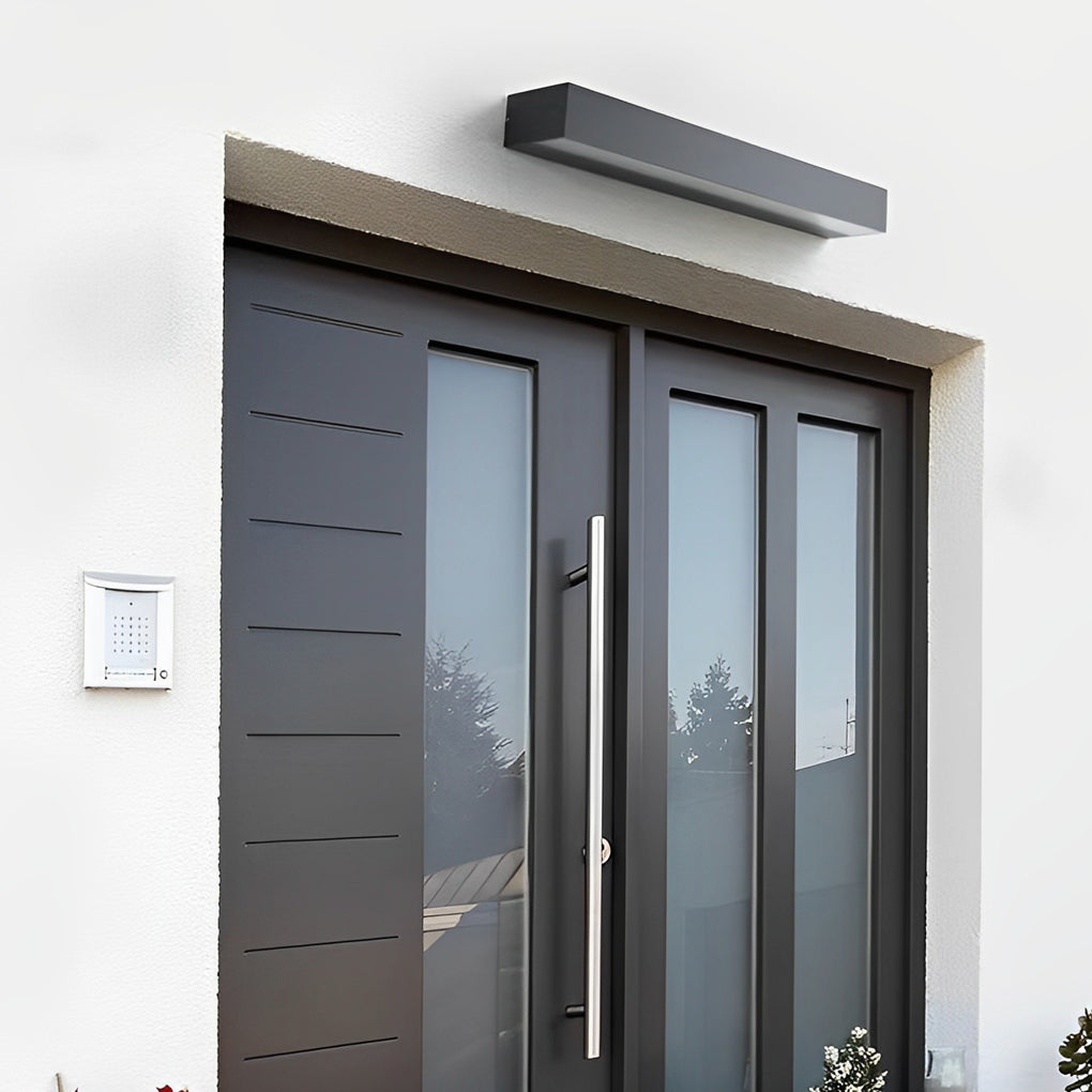 Modern Porch Light Fixture, Waterproof Die-Cast Aluminum LED Door Light for Entryways and House Numbers, Four Lengths