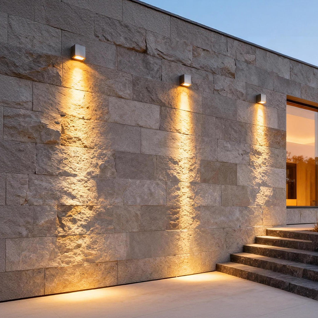 Facade Spotlight, Die-Cast Aluminum Waterproof LED Wall Wash Light for Architectural Exteriors, 24W with Long-Throw Optical Lens
