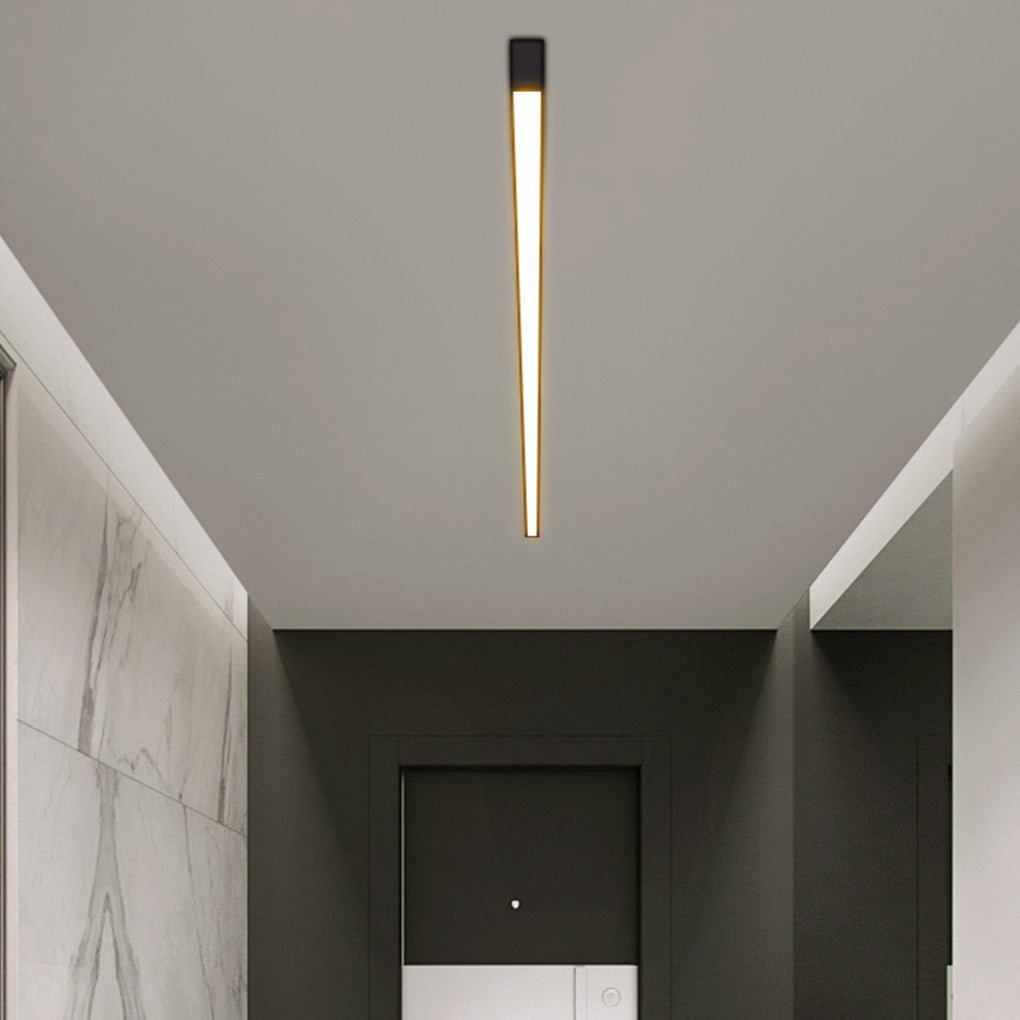 Flush mounted linear LED ceiling light bar, product view
