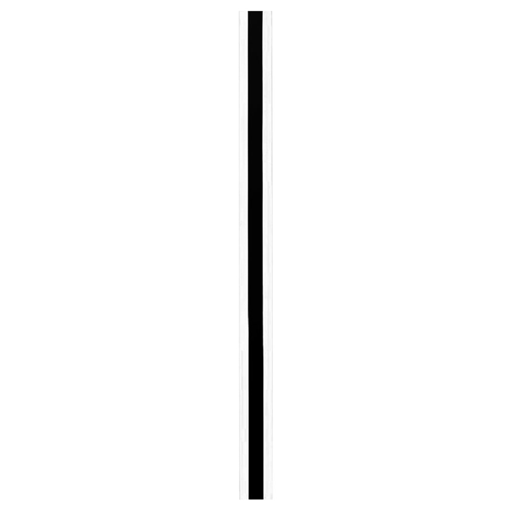 Minimalist Gate Wall Light, Black Stainless Steel Linear LED for Porches, Patios and Entrances, Five Lengths with RGB Option