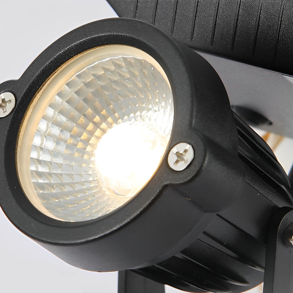 Solar Ground Spike Light, Adjustable LED RGB Spotlight for Trees, Gardens, and Landscape Beds, IP65 with 12-Hour Battery Runtime