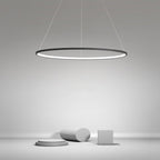 Aluminium LED circle ring chandelier, second product view