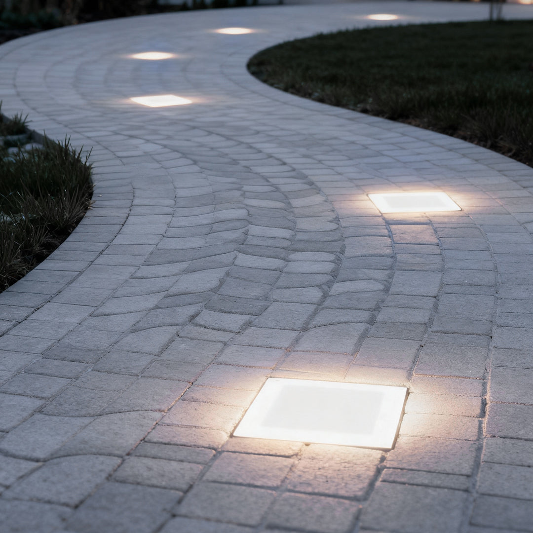 Solar Ice Cube Lights, Crystal-Look Outdoor Step and Path Lights for Decks, Gardens and Pool Surrounds, Sets of 4 to 30