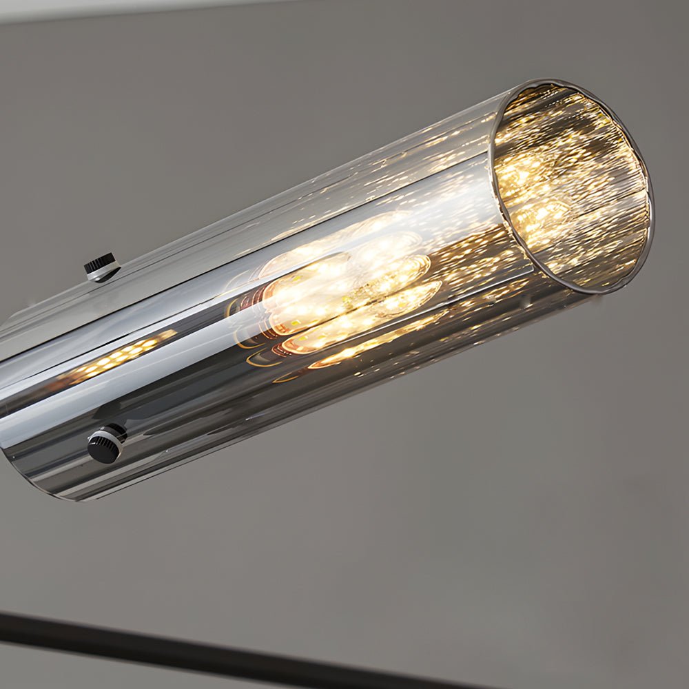 Copper linear sputnik chandelier, fifth product view