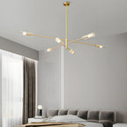 Copper linear sputnik chandelier, second product view