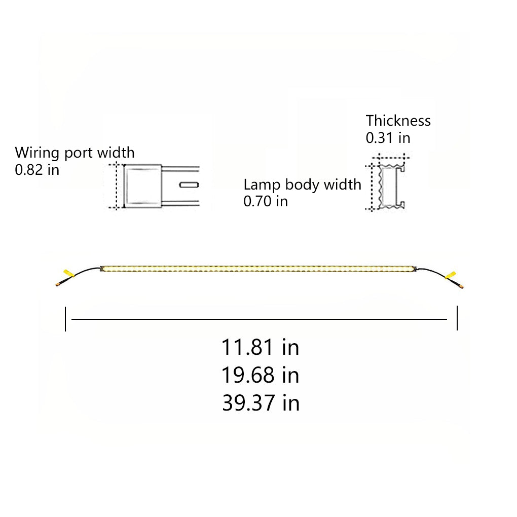 Exterior LED Step Lights, Die-Cast Aluminum Linear Strip Stair Lighting for Outdoor Steps and Decks, Warm White Modular Design