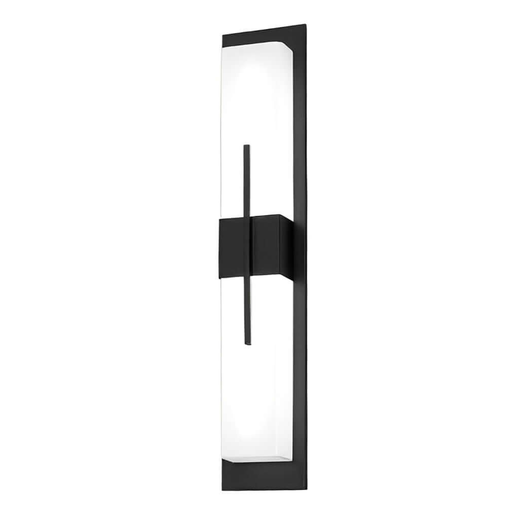 Large Outdoor Wall Light, Stainless Steel Waterproof LED Sconce for Facades and Entrances, Statement Column of Light
