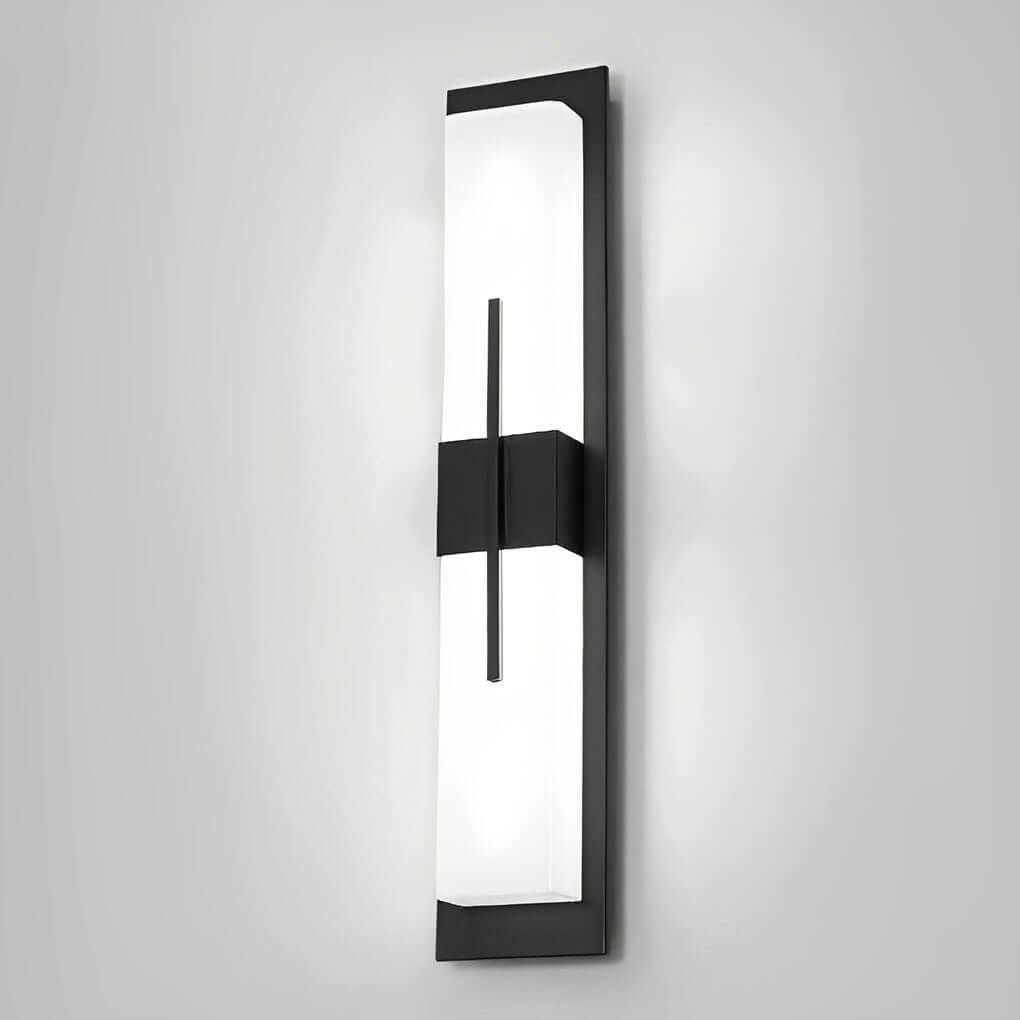 Large Outdoor Wall Light, Stainless Steel Waterproof LED Sconce for Facades and Entrances, Statement Column of Light